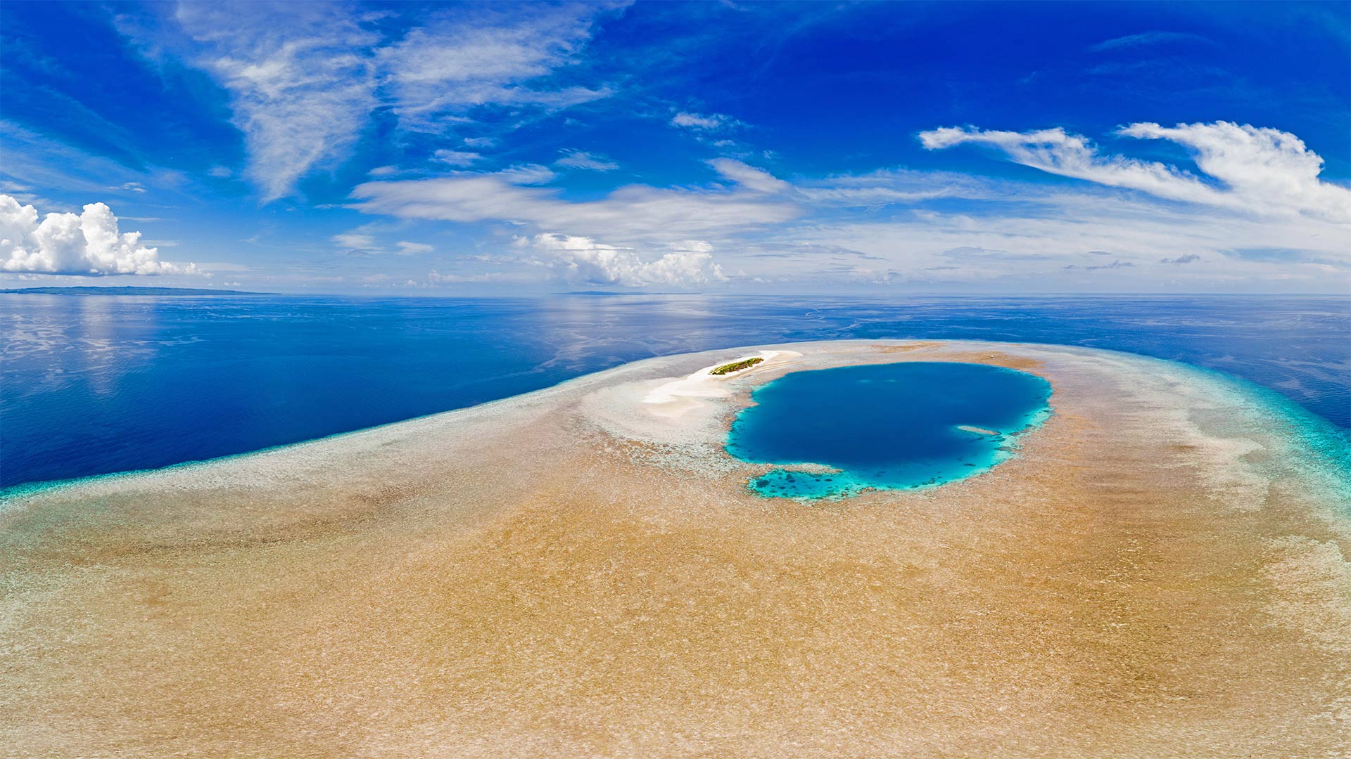 必应壁纸:瓦卡托比国家公园，印度尼西亚 (© Fabio Lamanna/Alamy)