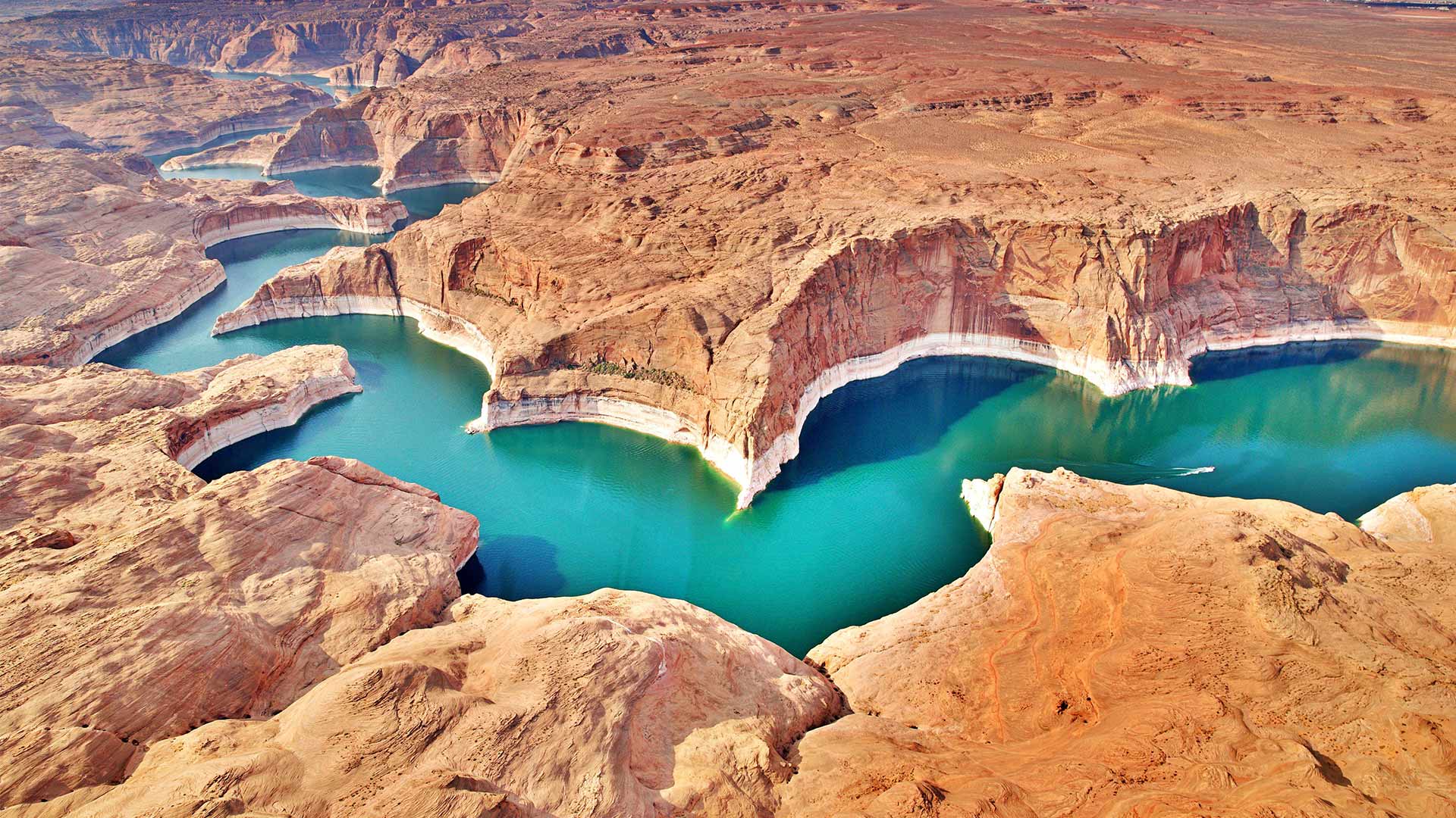 必应壁纸:鲍威尔湖，美国 (© Peter Schaefer/Alamy)